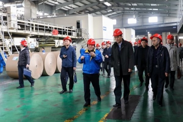 国度邮政局赵民一行莅临888集团电子游戏(中国游)有限公司官网调研快递包装绿色治理试点工作