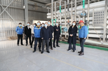 浙江省碳达峰碳中和工作督查组莅临888集团电子游戏(中国游)有限公司官网纸业调研